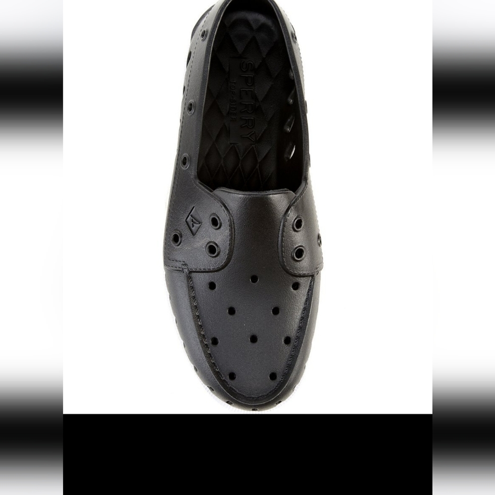 Sperry Men's Authentic Original Float Slip-Ons shoes loafers black - Picture 5 of 10